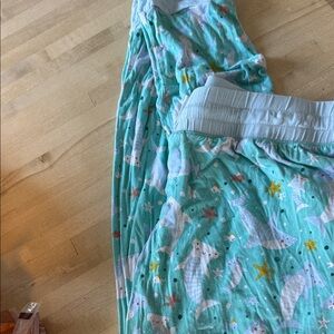 Little Sleepies Aqua Shark Pajama Bottoms adult medium